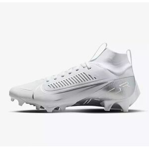 Nike Vapor Edge Pro 360 2 Football Cleat Mens Size 8.5 White Silver DA5456-102